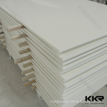 white artificial stone solid surface sheet